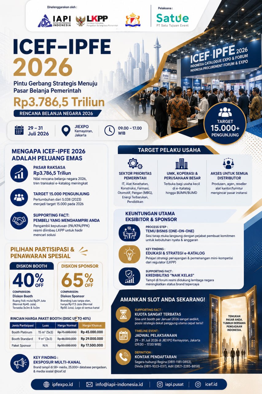 Brosur Pemerintah ICEF-IPFE 2026