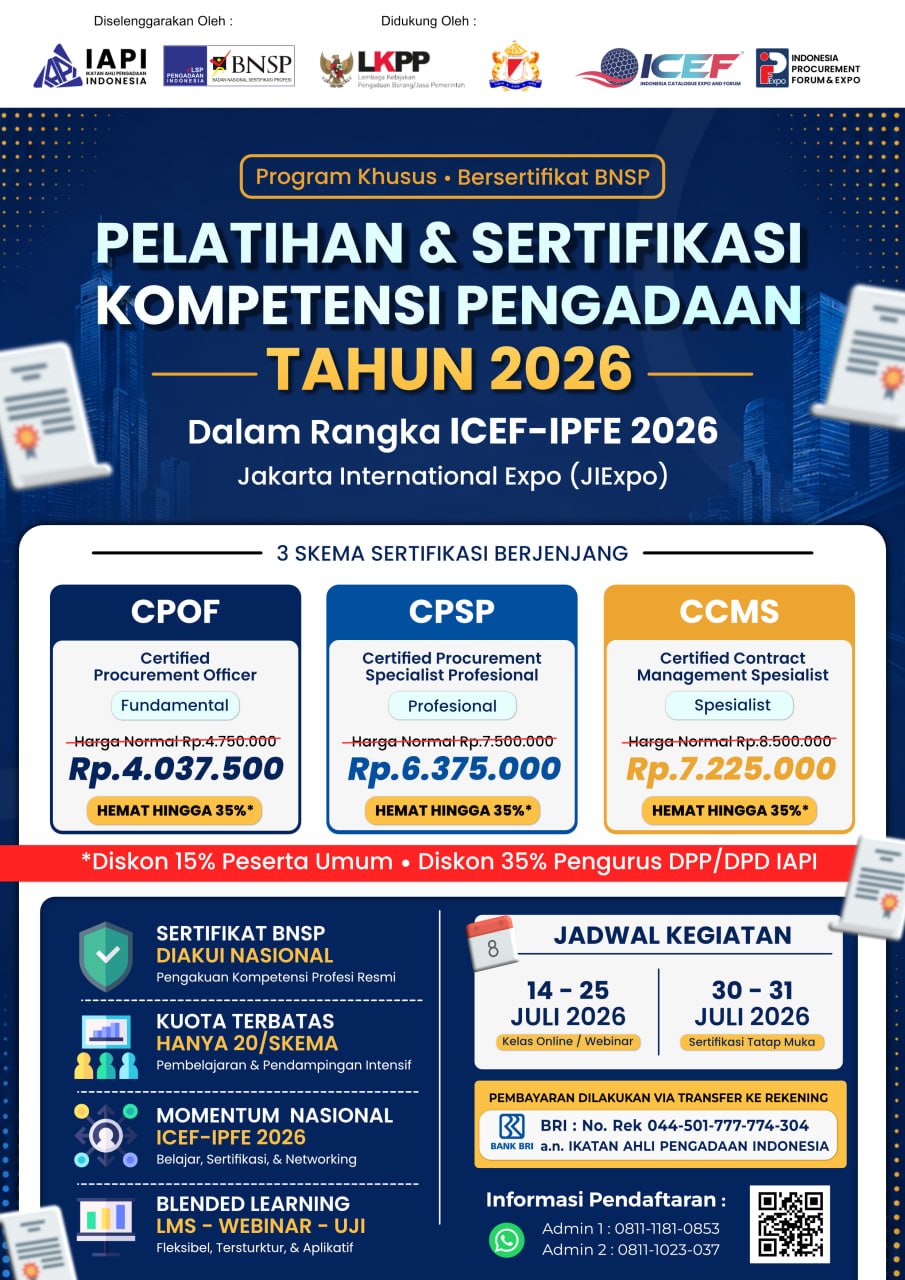 Biaya Program Sertifikasi BNSP